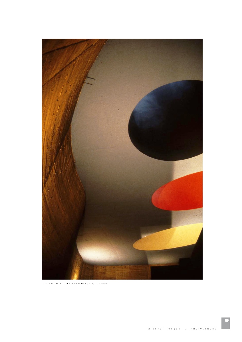 The Lower Church: La Tourette Monastery (Lyon) by Le Corbusier