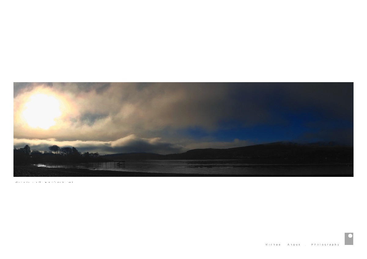 View from Rhu to the Kilcreggan Peninsula (Scotland)