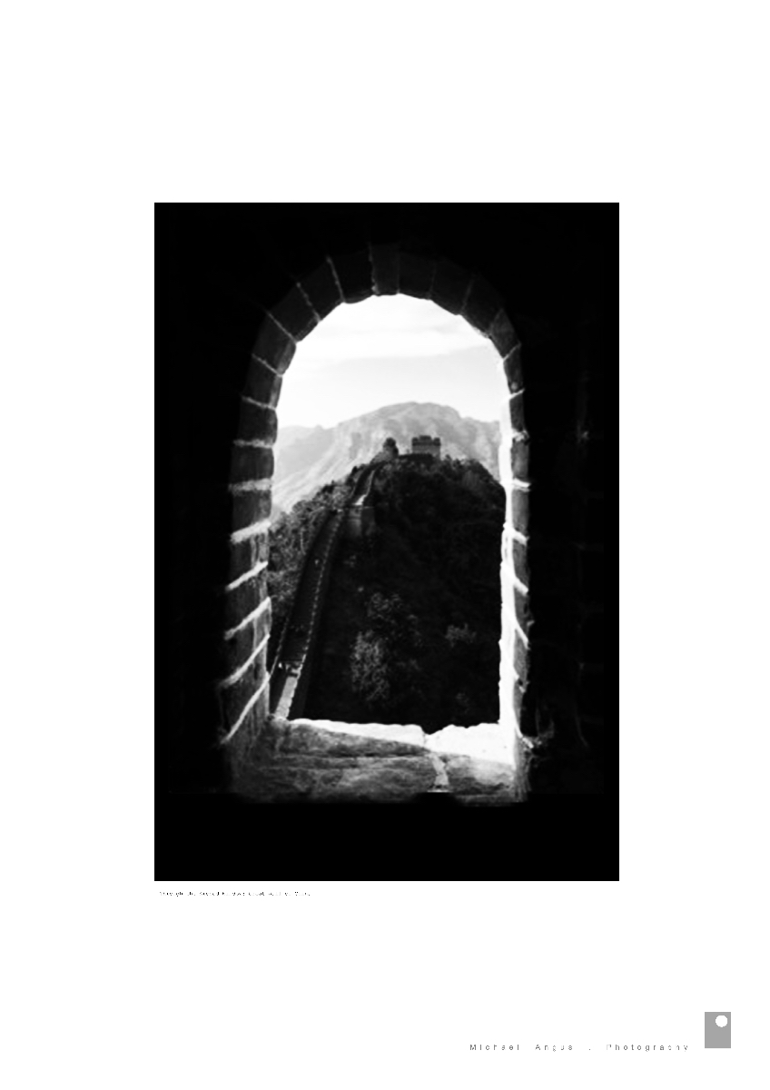 Through the Arched Window: Great Wall of China