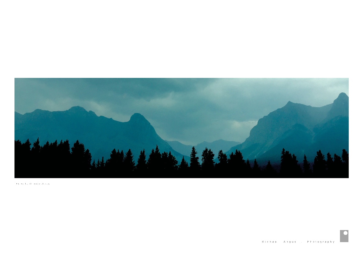 The Rockies Silhouette - Canada